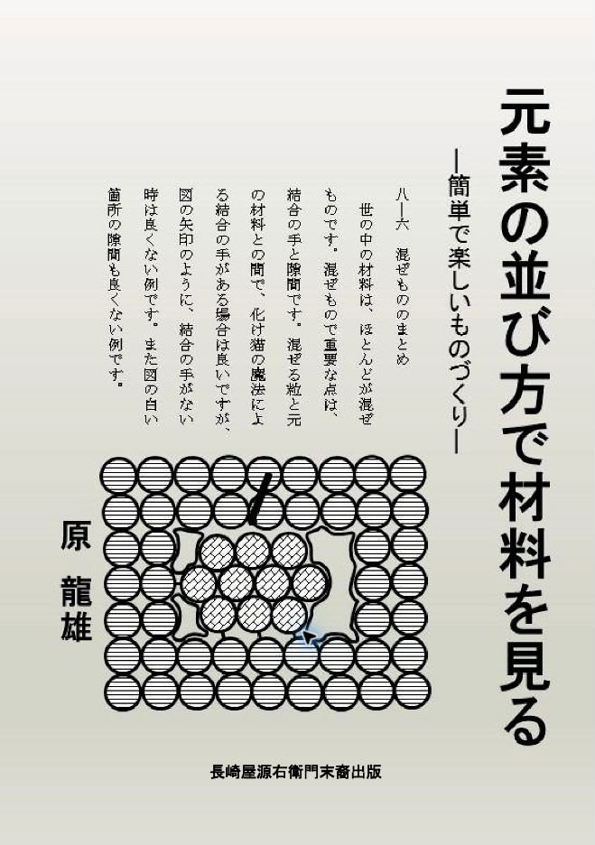 元素の並び方で材料を見る　―簡単で楽しいものづくりーの表紙